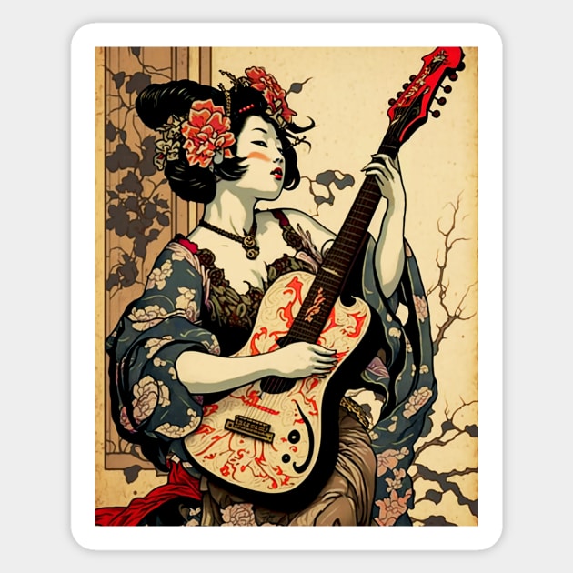 Traditional store japanese guitar